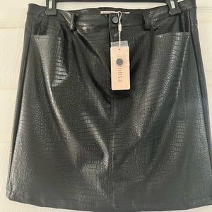 NWT leather skirt